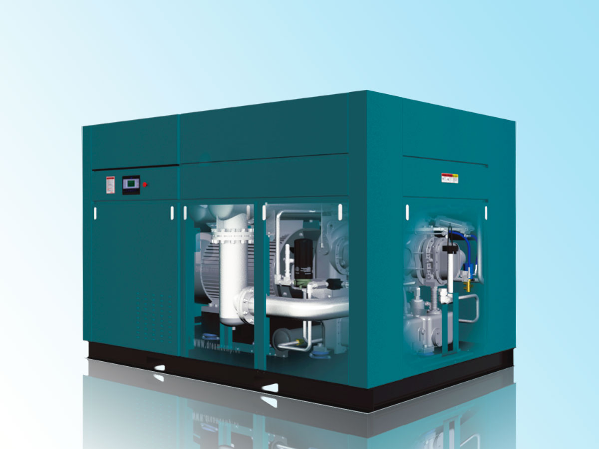 干式无油螺杆空压机